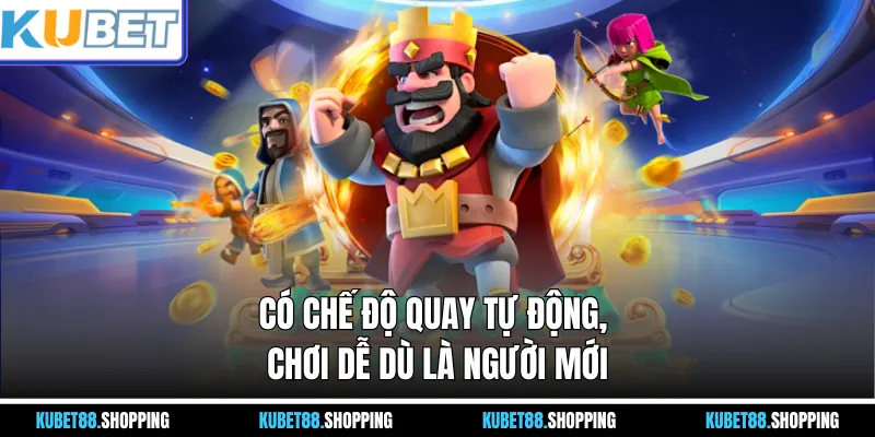Có chế độ quay tự động, chơi dễ dù là người mới